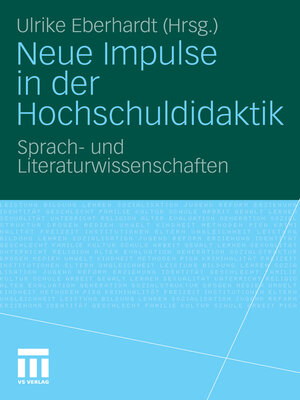 cover image of Neue Impulse in der Hochschuldidaktik